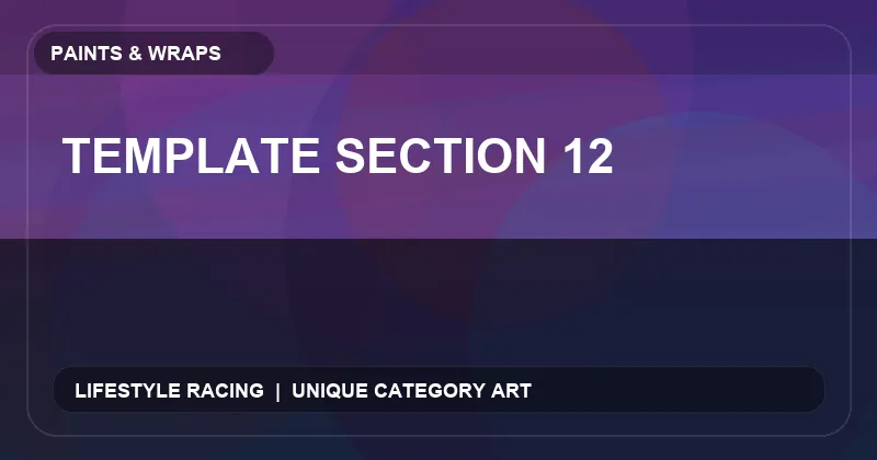 Template Section 12